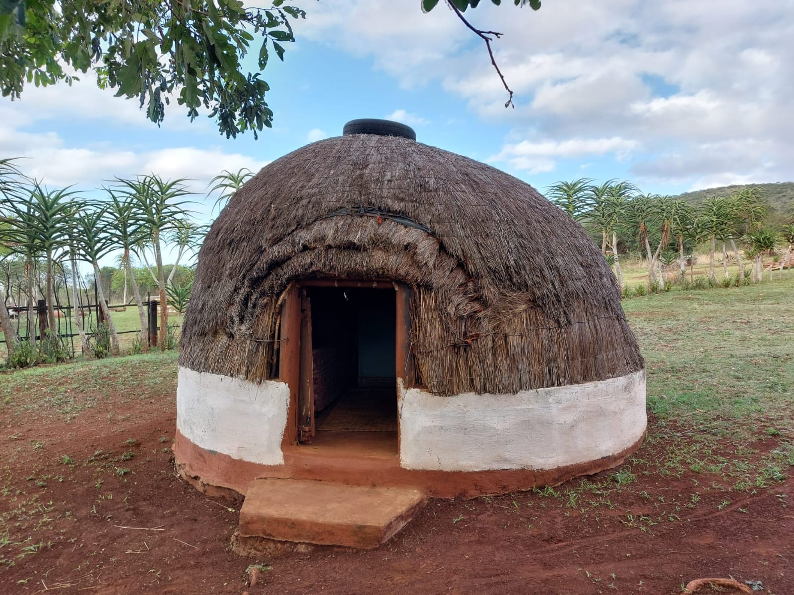 Handcrafted traditional hut built by the Mzamo Village community